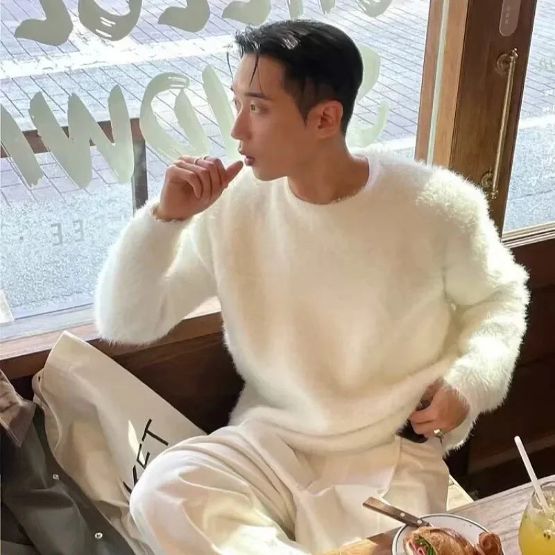 Men's Long Chunky Sweater