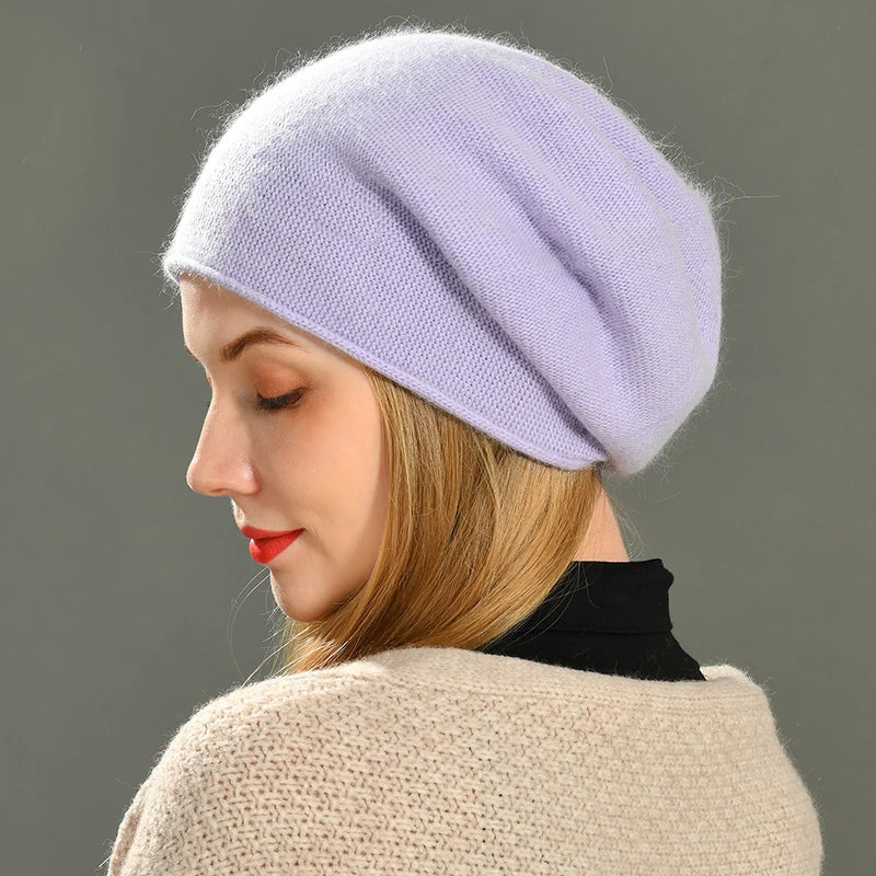 Beanie Hat - Slouchy Knit Style