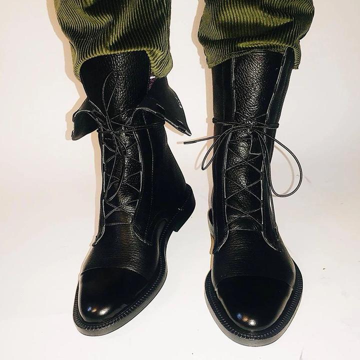 Lace Up Boots | Classic Mid Calf Design