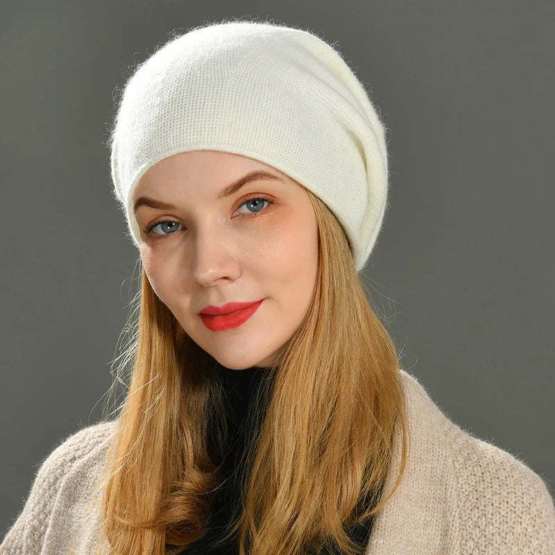 Beanie Hat - Slouchy Knit Style