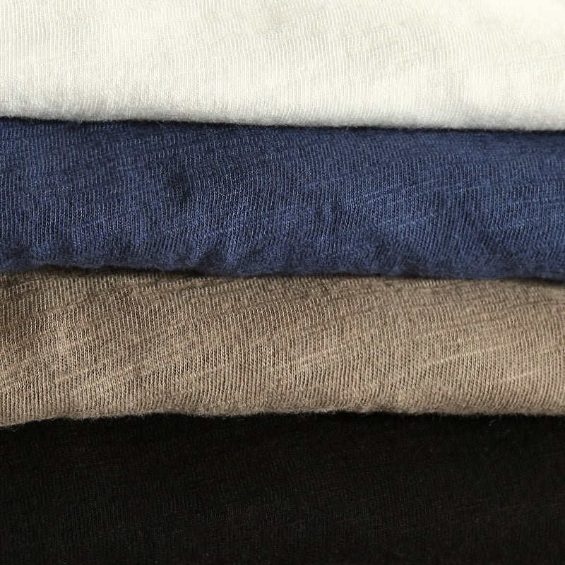 Long Sleeve V Neck Top | Layered Hem Design