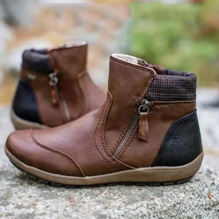 Ankle Boots | Side Zip with Padded Cuff