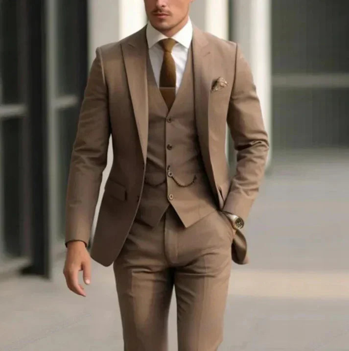 Men’s Suit | Three Piece Slim Fit Formal Set For Weddings And Events