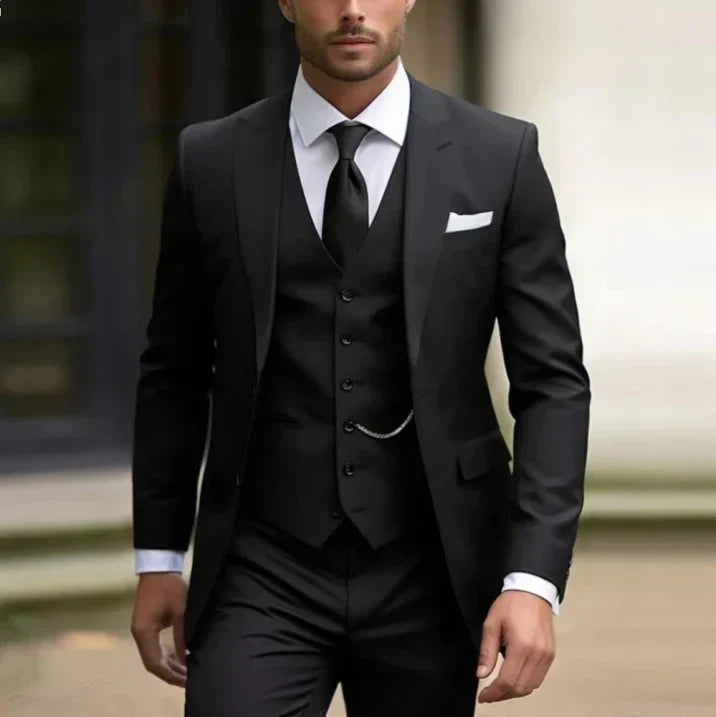 Men’s Suit | Three Piece Slim Fit Formal Set For Weddings And Events