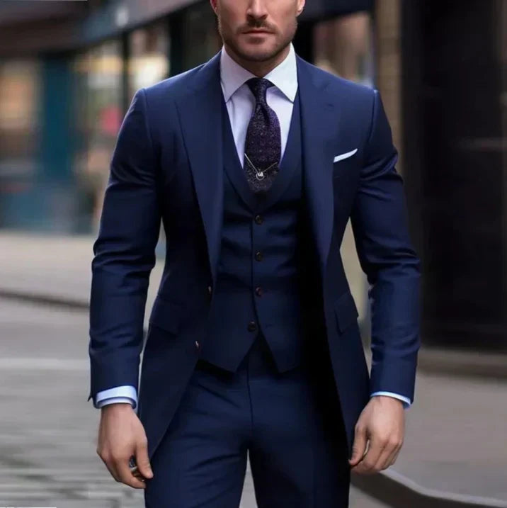 Men’s Suit | Three Piece Slim Fit Formal Set For Weddings And Events