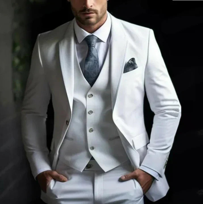 Men’s Suit | Three Piece Slim Fit Formal Set For Weddings And Events