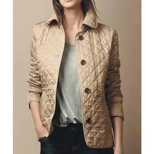 Quilted Jacket - Button Front Lightweight Style