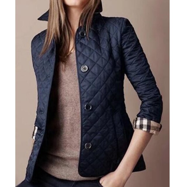 Quilted Jacket - Button Front Lightweight Style