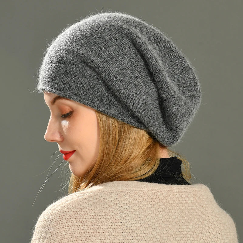 Beanie Hat - Slouchy Knit Style