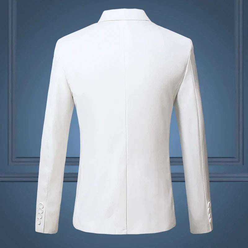 Formal Blazer Jacket - Classic Fit with Single Button