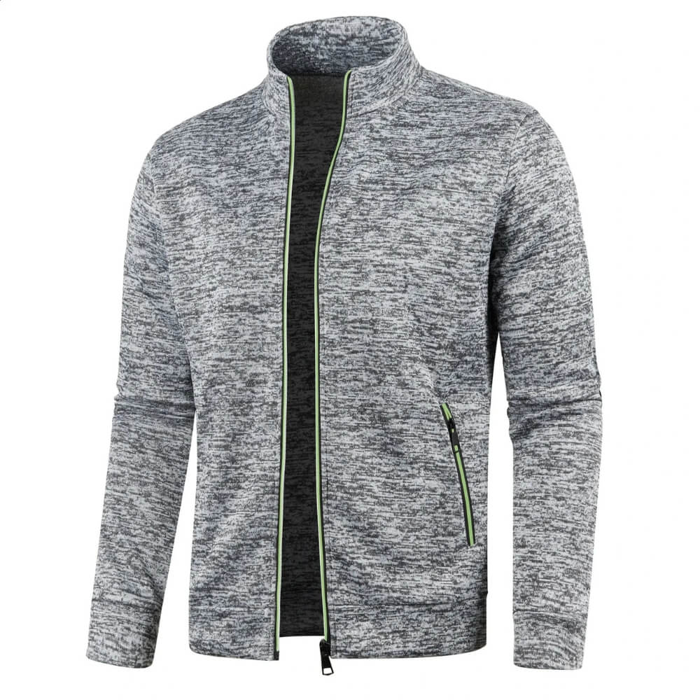 Full Zip Cardigan Jacket - Long Sleeve Active Fit