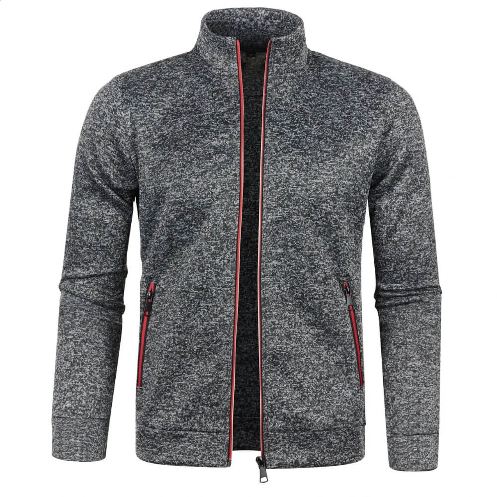 Full Zip Cardigan Jacket - Long Sleeve Active Fit