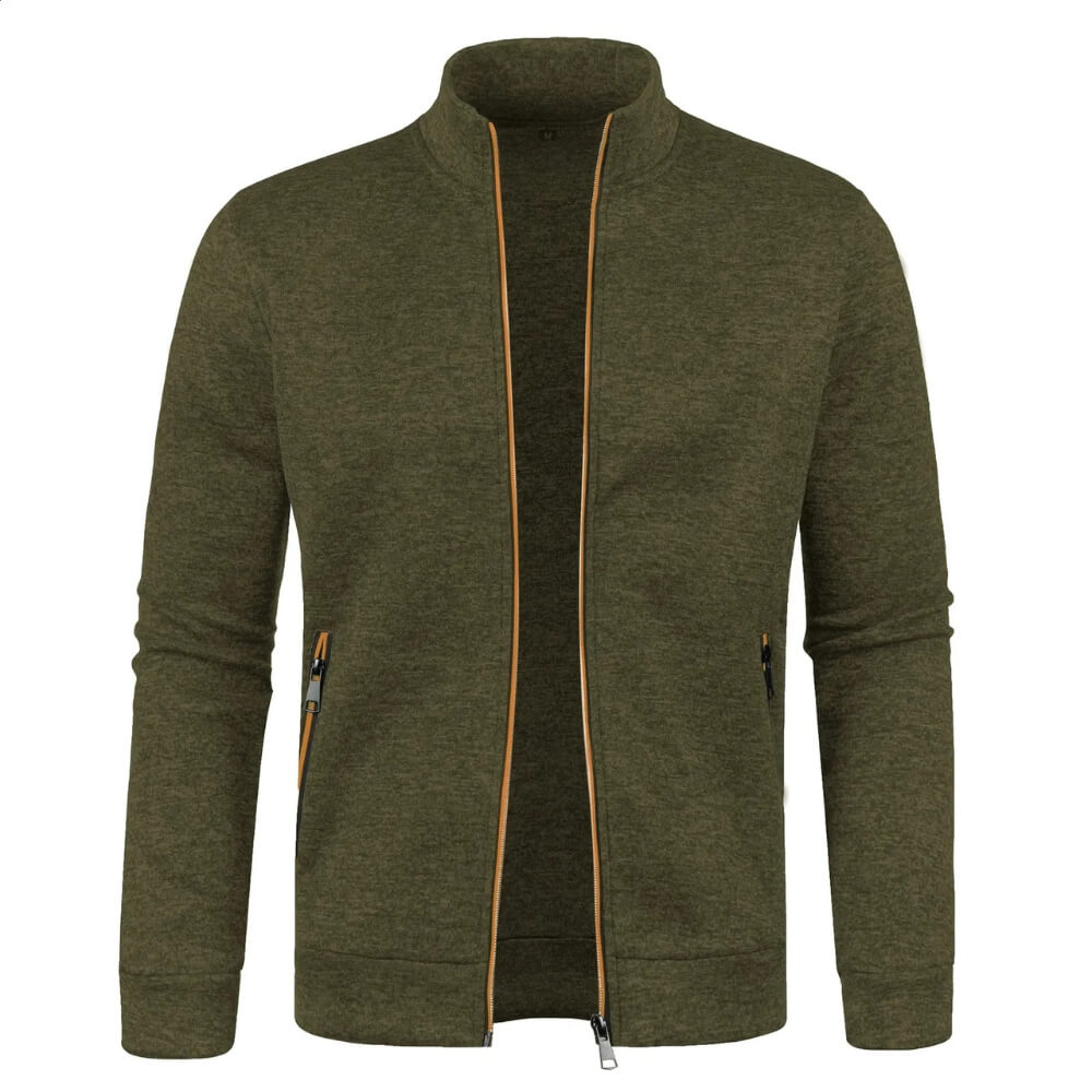 Full Zip Cardigan Jacket - Long Sleeve Active Fit