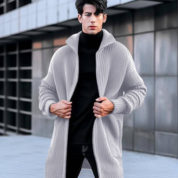 Ribbed Knit Cardigan | Open Front