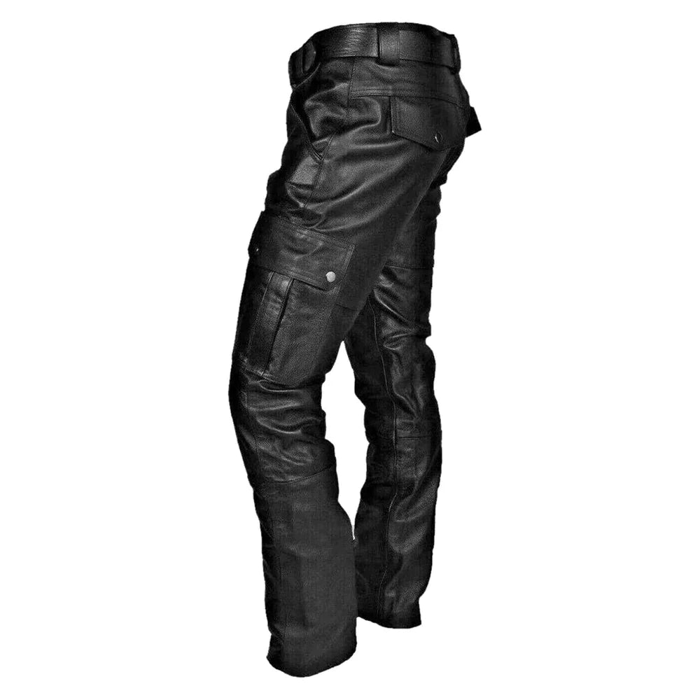 Cargo Biker Trousers | Slim Fit with Pocket Detail
