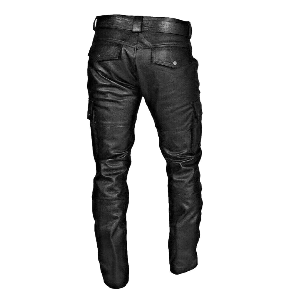 Cargo Biker Trousers | Slim Fit with Pocket Detail
