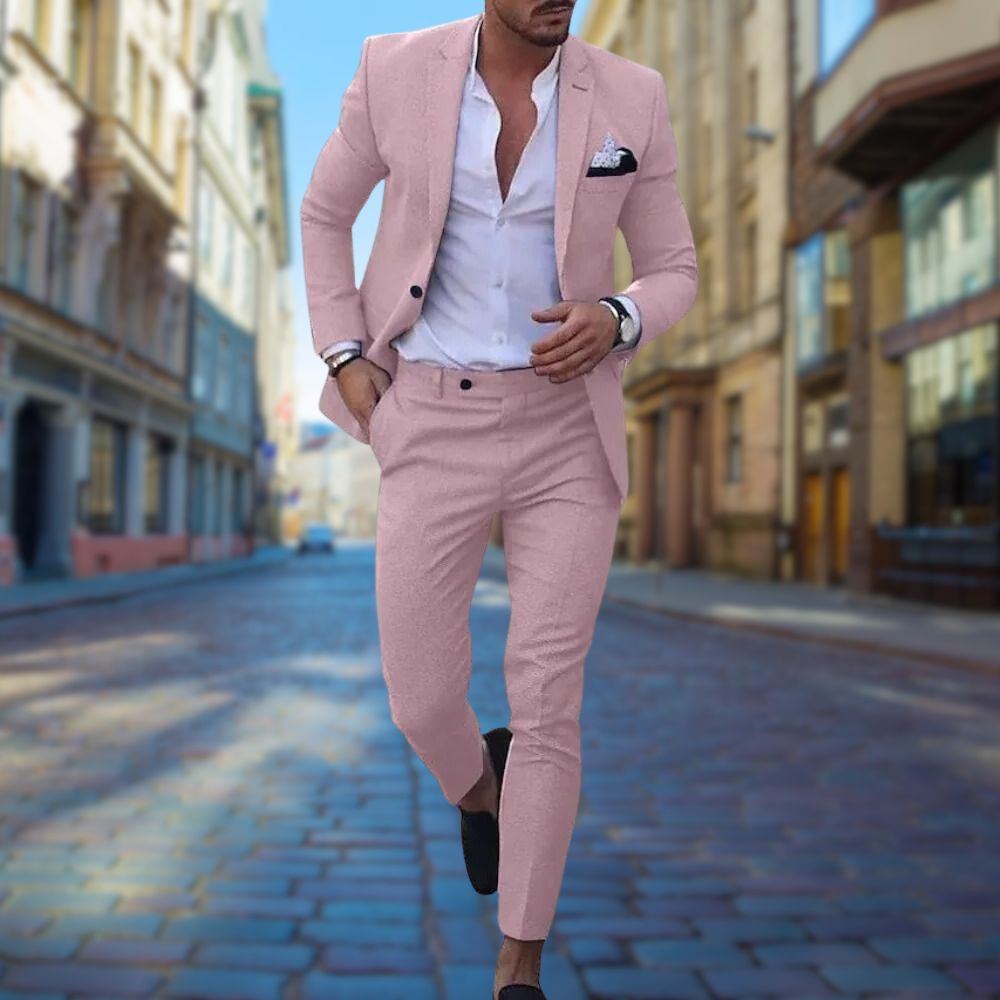 Slim Fit Suit - Two Piece with Tapered Trousers