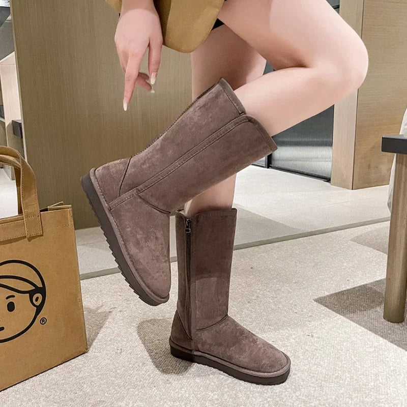 Winter Boots - Mid Calf Style with Fold Down Design