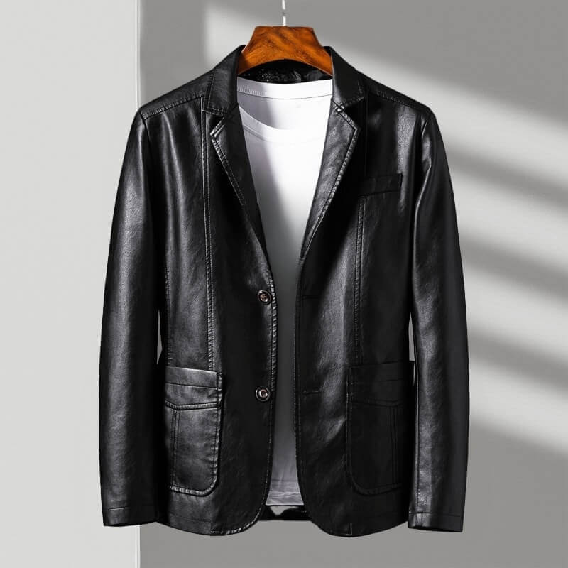 Single Breasted Blazer Jacket - Classic Two Button