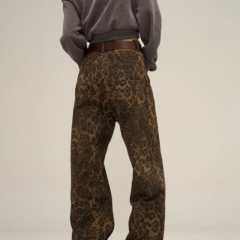 Wide Leg Jeans - High Waist Flare with Statement Style