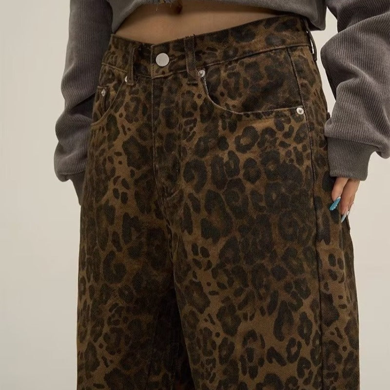 Wide Leg Jeans - High Waist Flare with Statement Style
