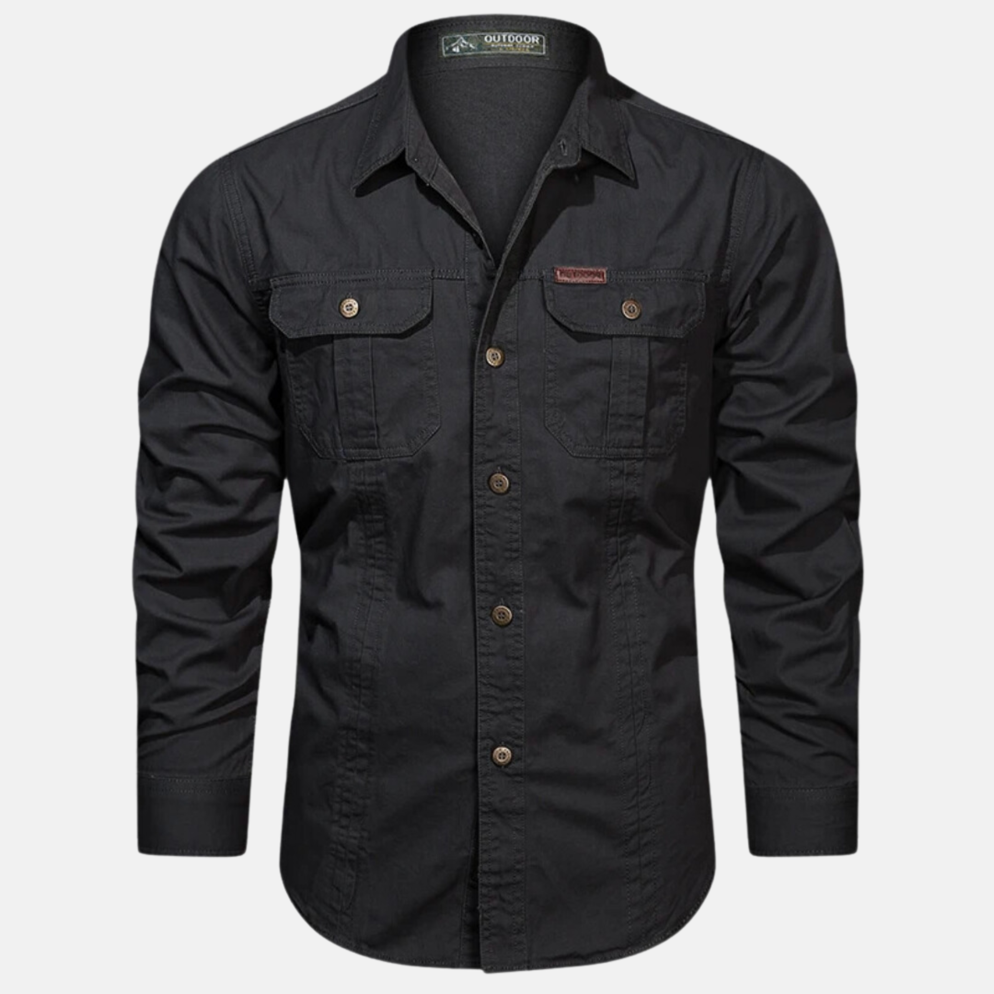 Men’s Trucker Jacket | Cargo Shirt With Multiple Pockets