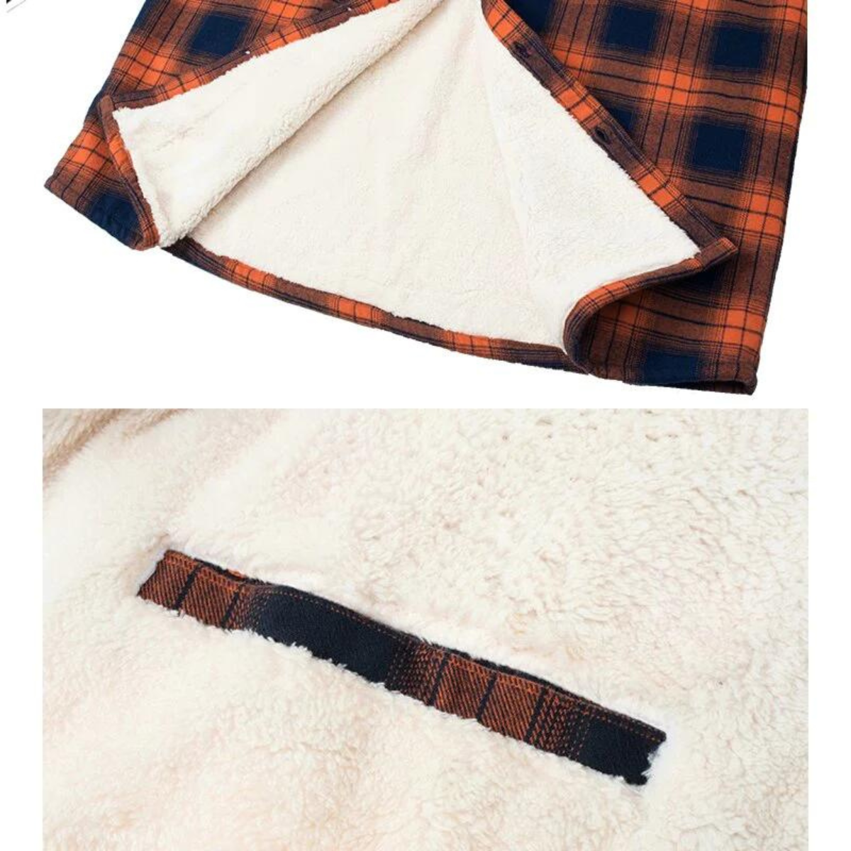 Checked Jacket - Button Front with Lined Interior