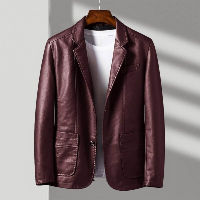 Single Breasted Blazer Jacket - Classic Two Button