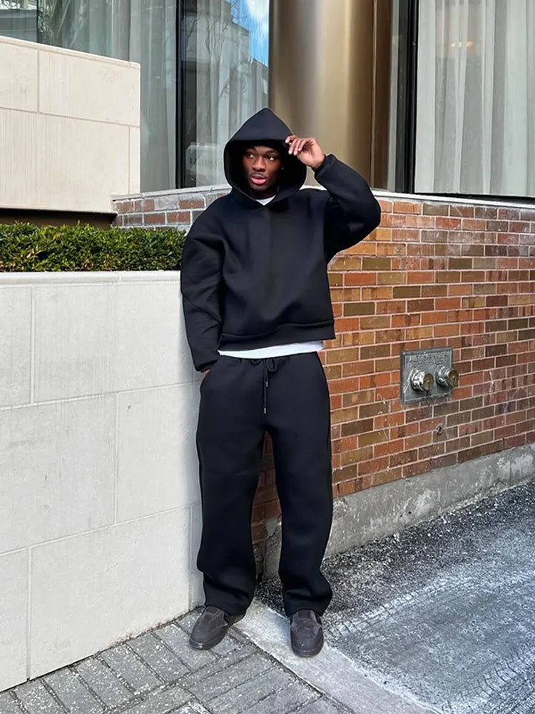 Men’s Tracksuit For Streetwear And Casual Wear | Oversized Hoodie And Joggers Set