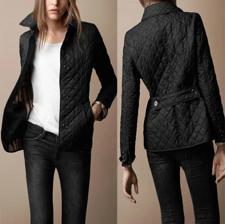Quilted Jacket - Button Front Lightweight Style