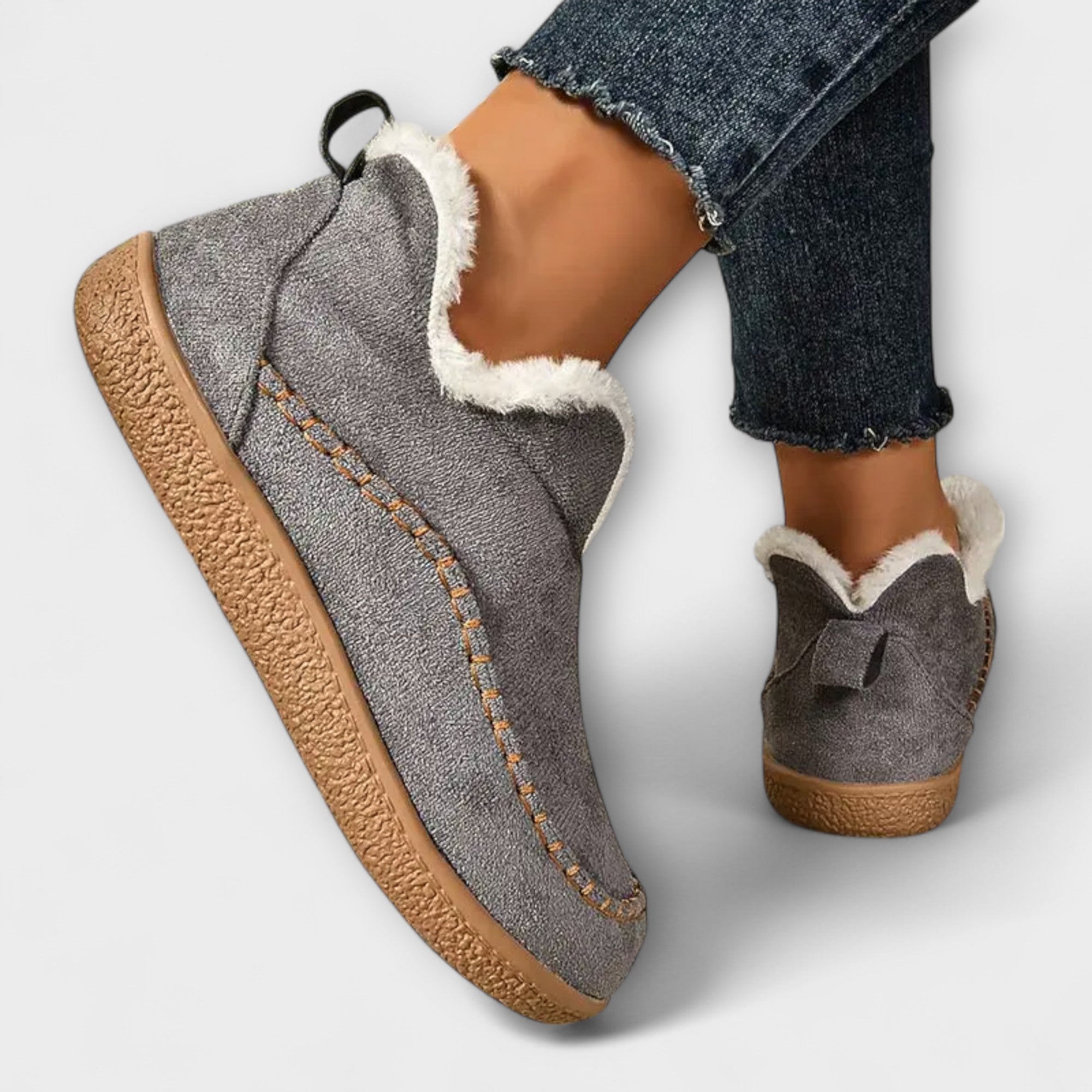 Ankle Shoes - Slip On Flat Sole