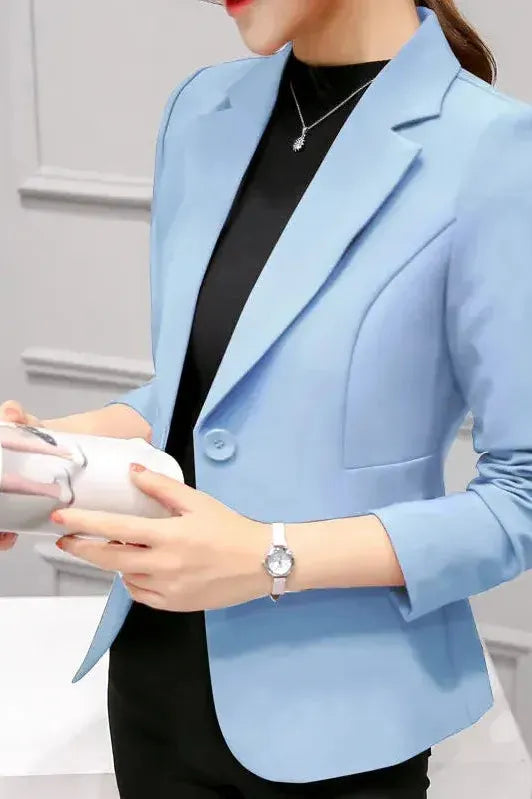 Blazer Jacket - Slim Fit Single Button Style