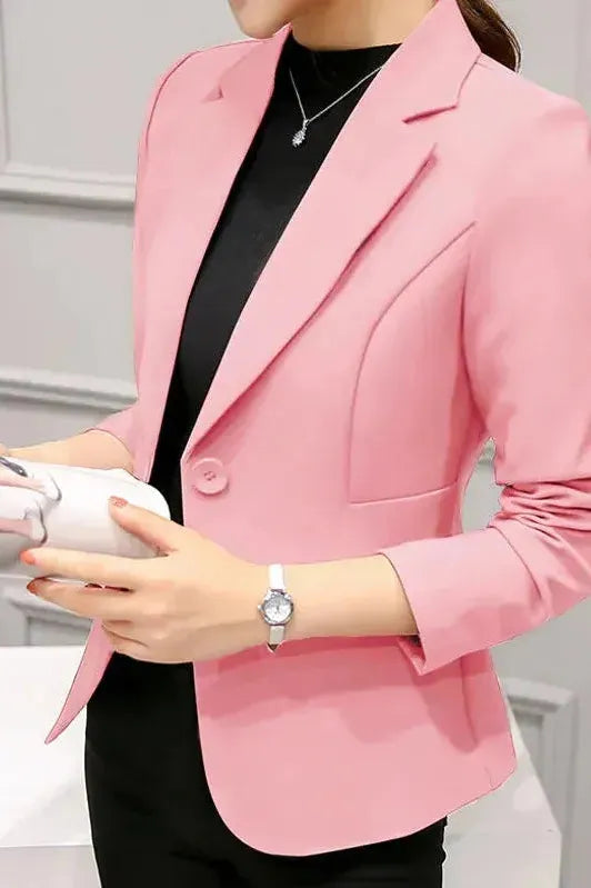 Blazer Jacket - Slim Fit Single Button Style