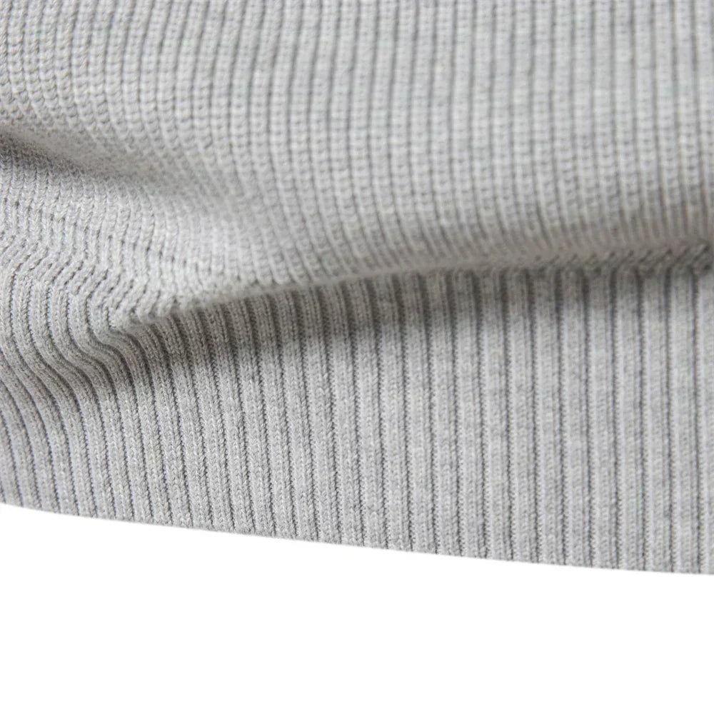 Quarter Zip Knitted Jumper | Pullover
