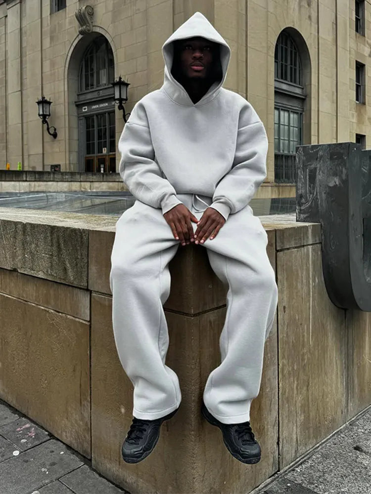 Men’s Tracksuit For Streetwear And Casual Wear | Oversized Hoodie And Joggers Set