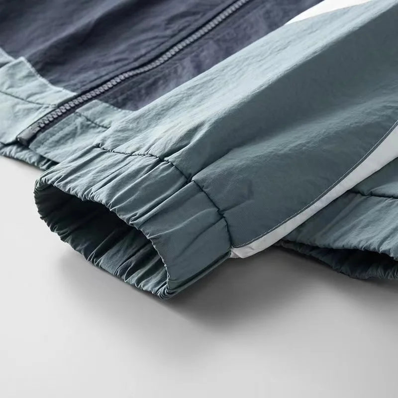 Windbreaker Jacket | Hooded Zip Up Style