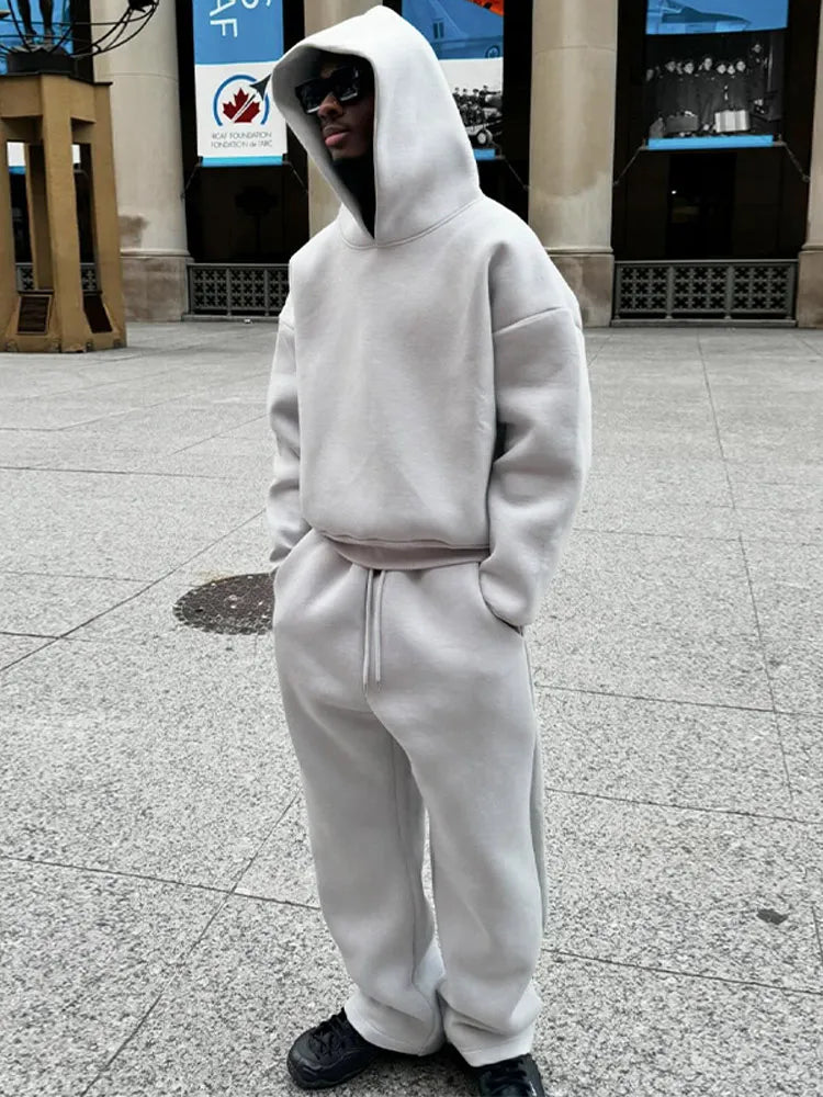 Men’s Tracksuit For Streetwear And Casual Wear | Oversized Hoodie And Joggers Set
