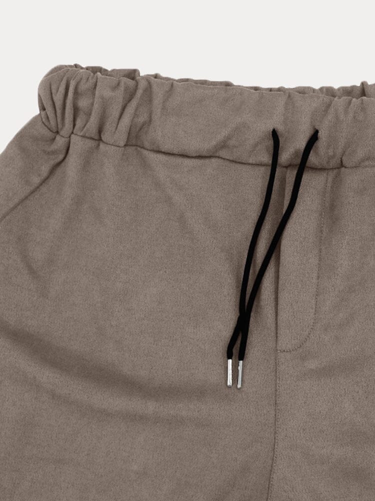 Tracksuit Set - Long Sleeve Shirt with Relaxed Fit Trousers