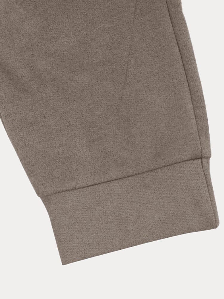 Tracksuit Set - Long Sleeve Shirt with Relaxed Fit Trousers