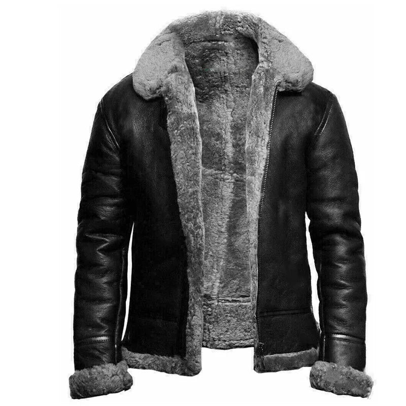 Shearling Jacket | Classic Zip Up Design