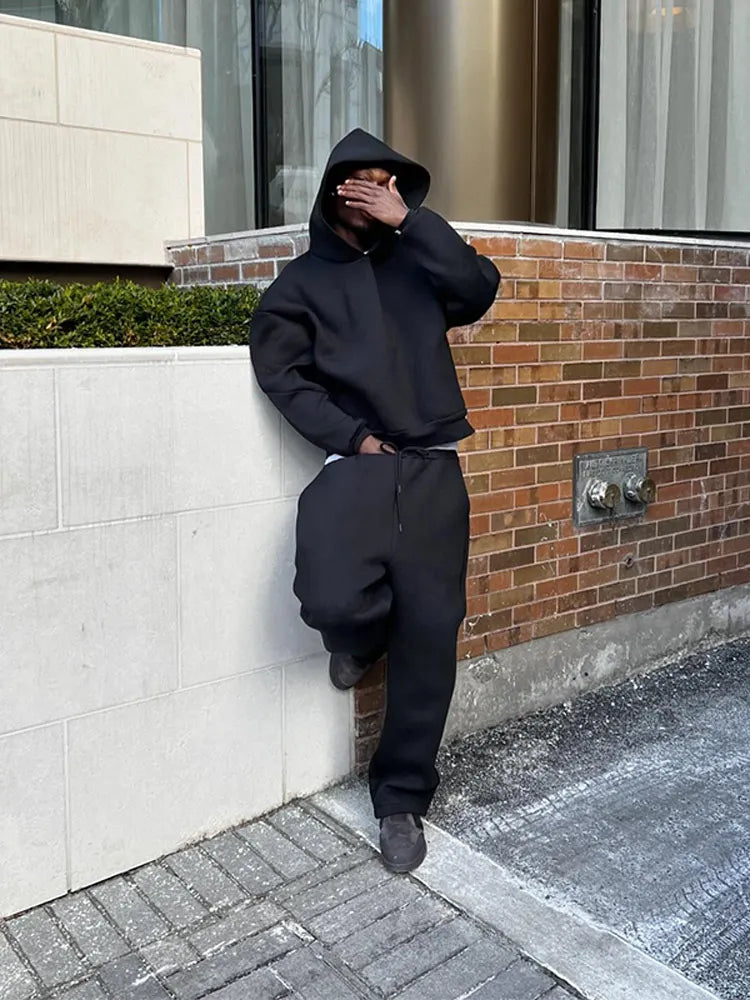 Men’s Tracksuit For Streetwear And Casual Wear | Oversized Hoodie And Joggers Set