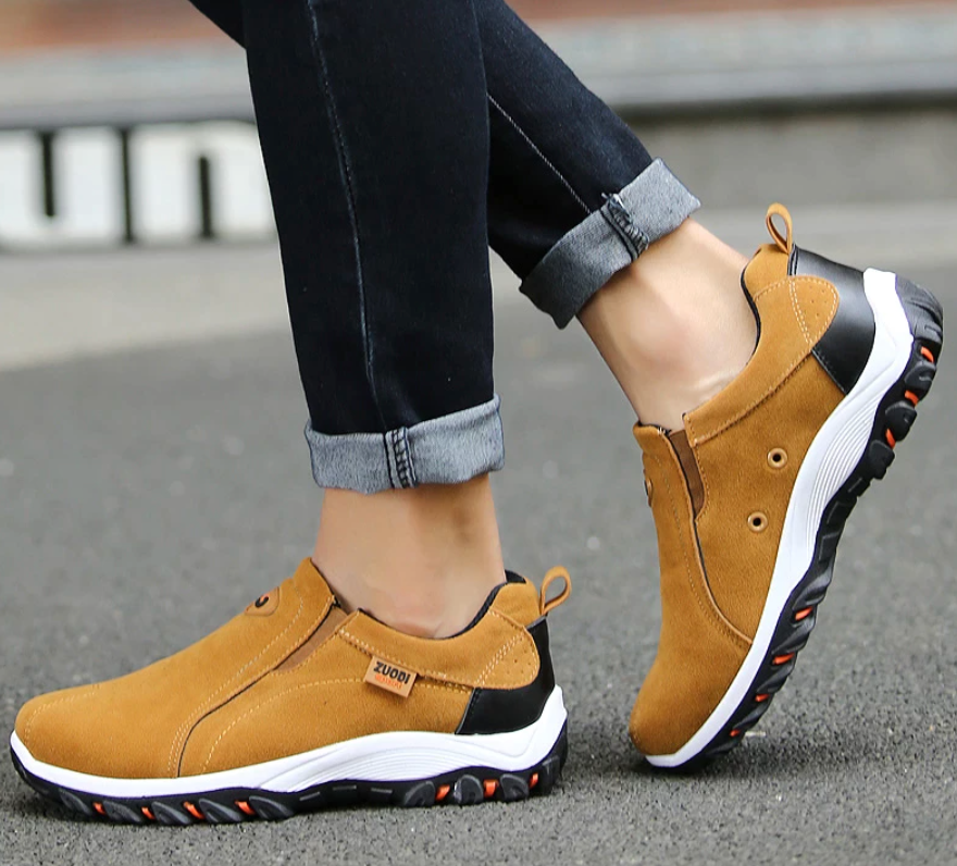 Slip On Walking Trainers - Sport Sole for Everyday Wear
