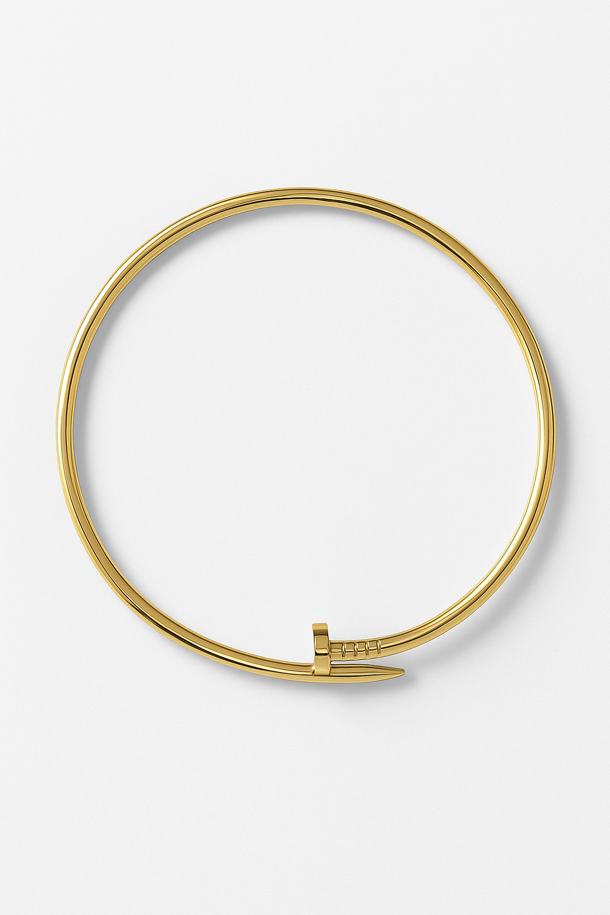 Gold Choker Necklace | Sculpted Nail Design