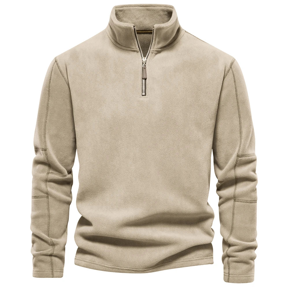 Half Zip Sweatshirt | Long Sleeve Pullover Top