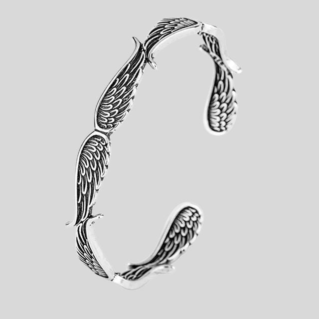 Men's Feather Flow Open Cuff Bracelet