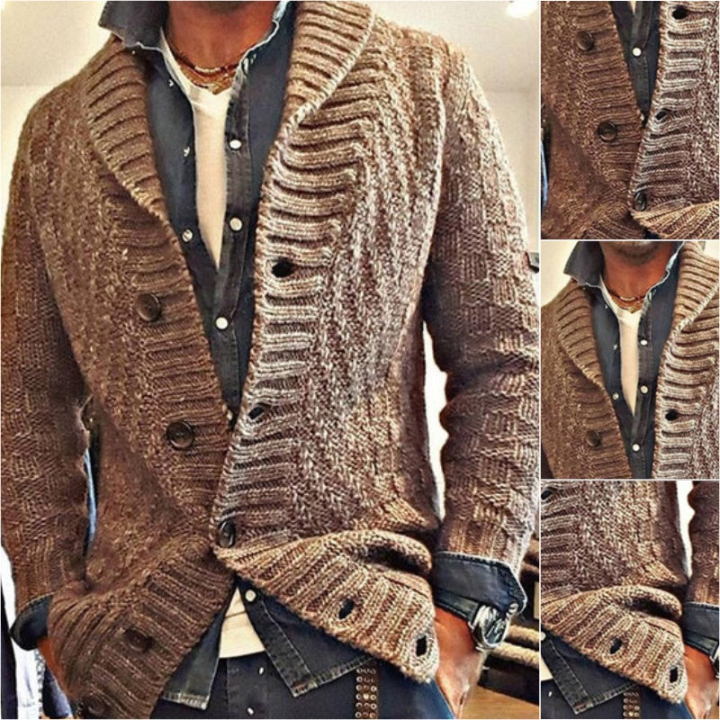 Shawl Collar Cardigan - Button Front