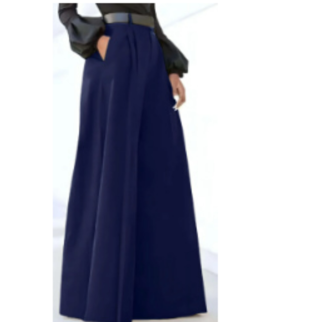 Women's High Waist Wide Leg Trousers