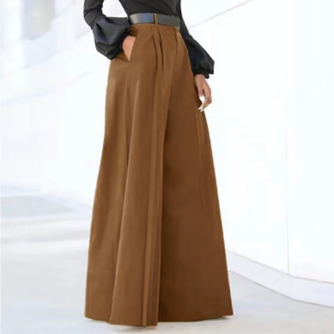 Women's High Waist Wide Leg Trousers