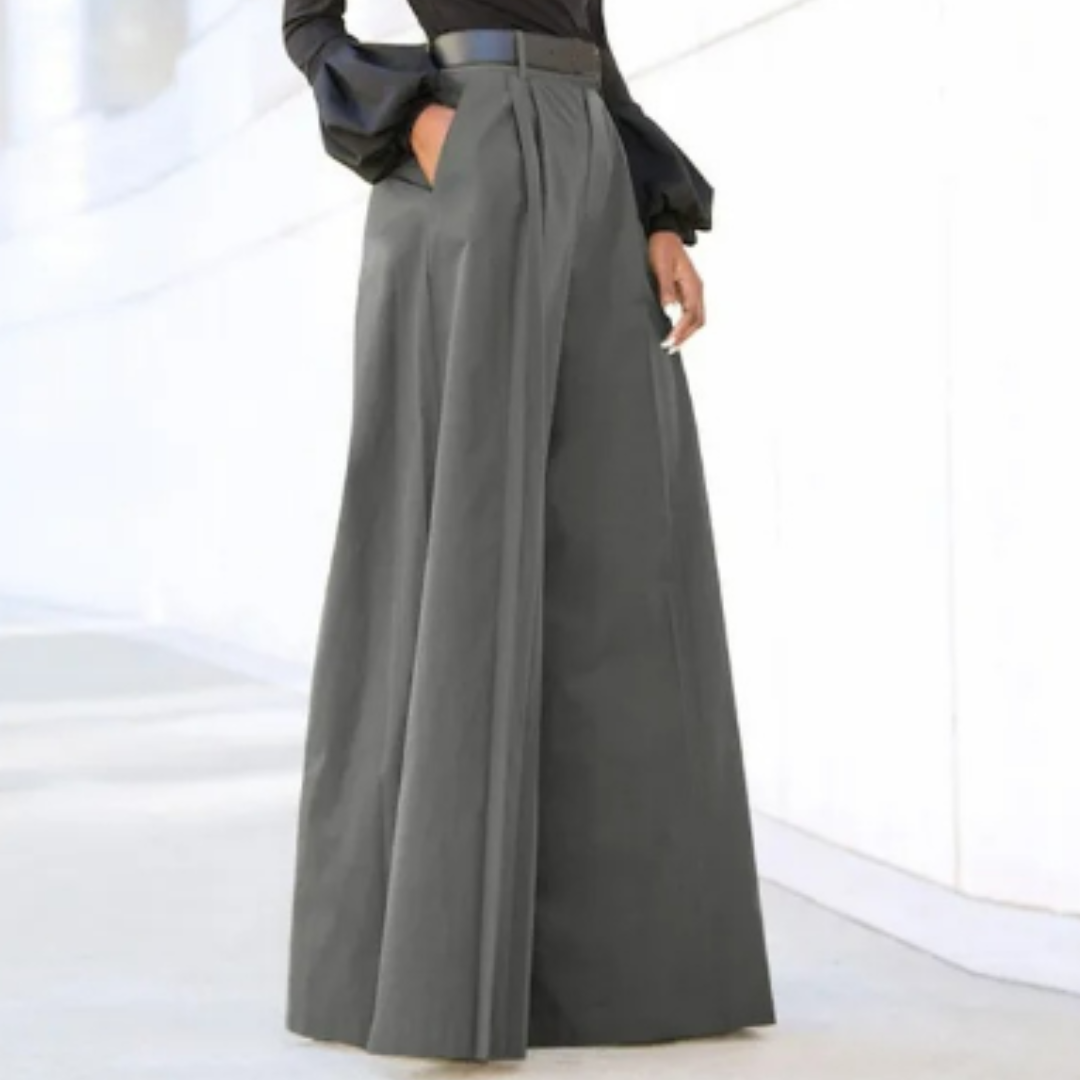 Women's High Waist Wide Leg Trousers