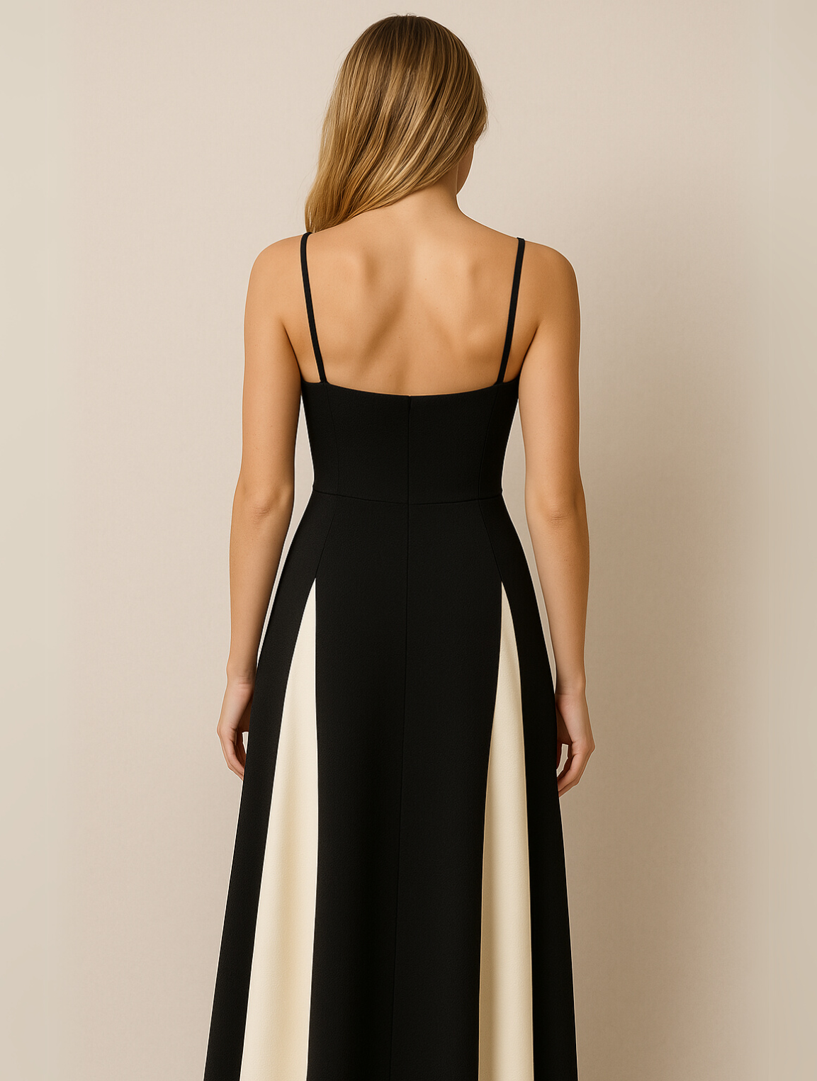 Women’s Evening Maxi Dress | A Line Spaghetti Strap Floor Length Gown